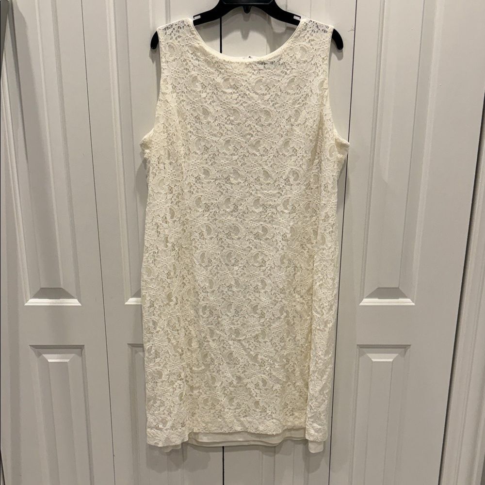 Ralph Lauren‎ Cream Lace Mini Dress
